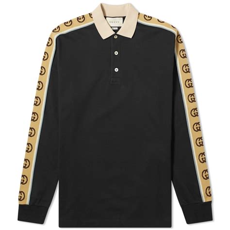 gucci polo t shirt cheap|gucci long sleeve polo shirt.